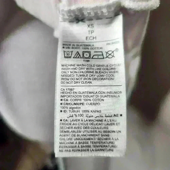 Old Navy women's everywhere tee "so much love" t-shirt size XS - Picture 5 of 6